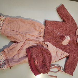 Les Bebes du Paradis baby outfit sz 3mo